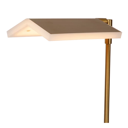 Lucide AARON - Floor reading lamp - LED Dim. - CCT - 1x12W 2700K/4000K - Matt Gold / Brass - detail 1
